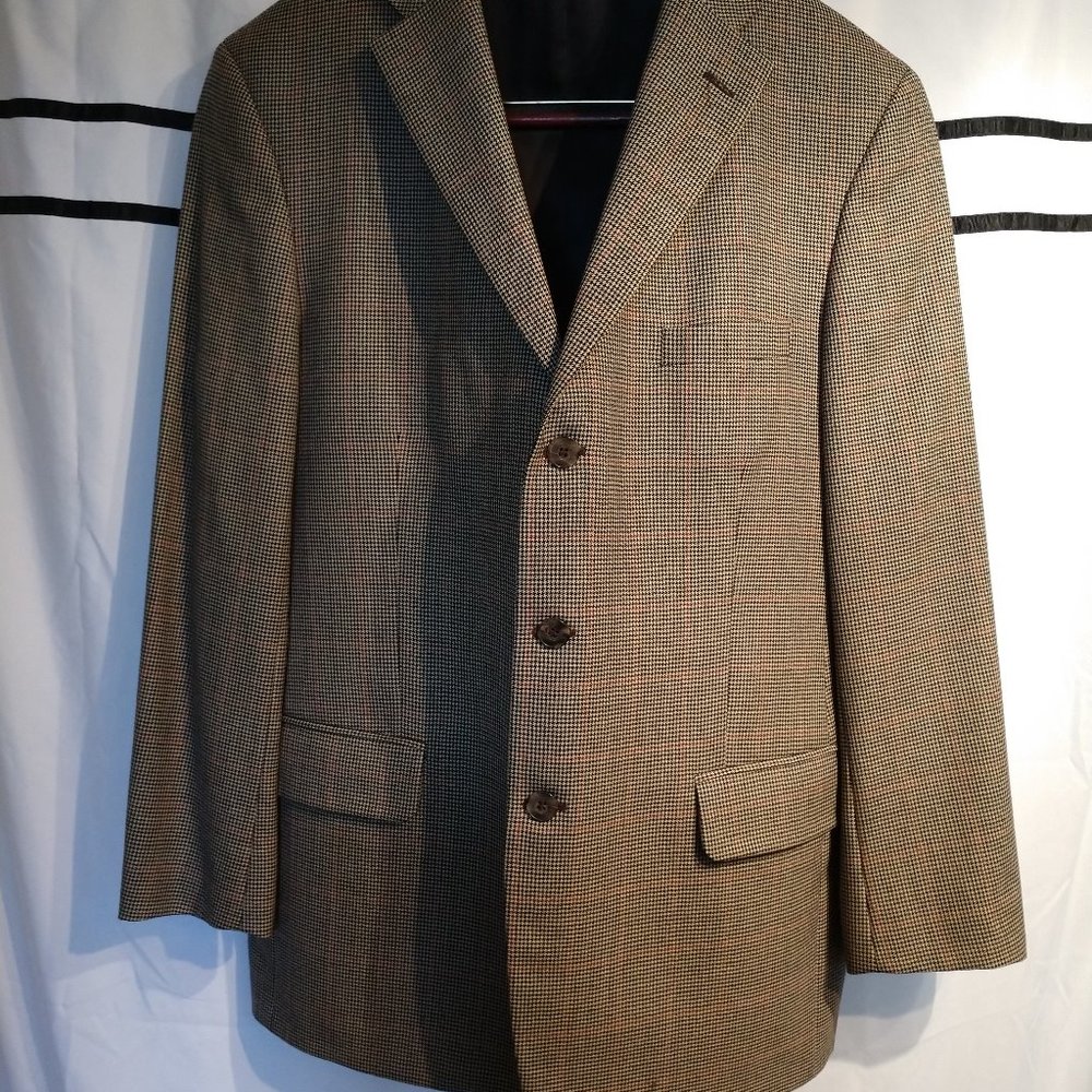 Corbin 3-Button Worsted Wool Check Sportcoat - image 1